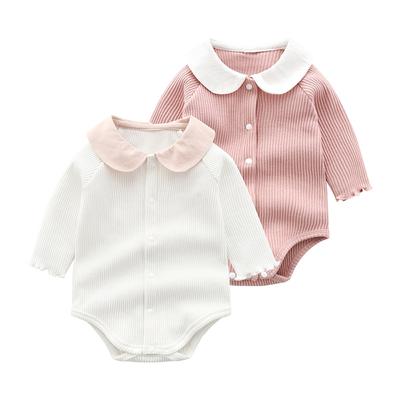 Pelele con pies para niñas, mono sin costuras, pijama de manga larga para primavera y otoño, conjuntos a juego para hermanos de 0 a 24 meses, artículos esenciales para recién nacidos