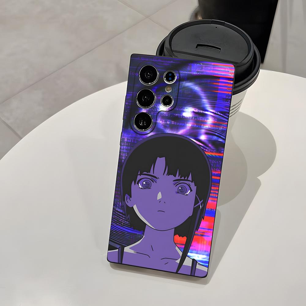 Serial Experiments L-Lain Phone Case For Samsung S26 S25 Plus S20 S20 Plus S22 Ultra S23 FE S21 Plus S21 Ultra Soft Cover