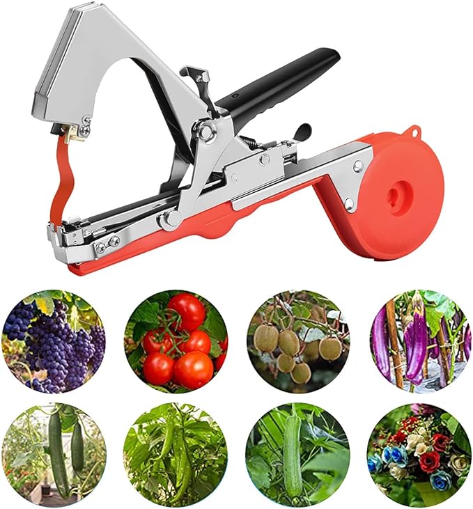Plant Tying Machine Gardening Plant Vine Tying Tool for Vegetable Grape Cucumber Tomato Flower and Pepper