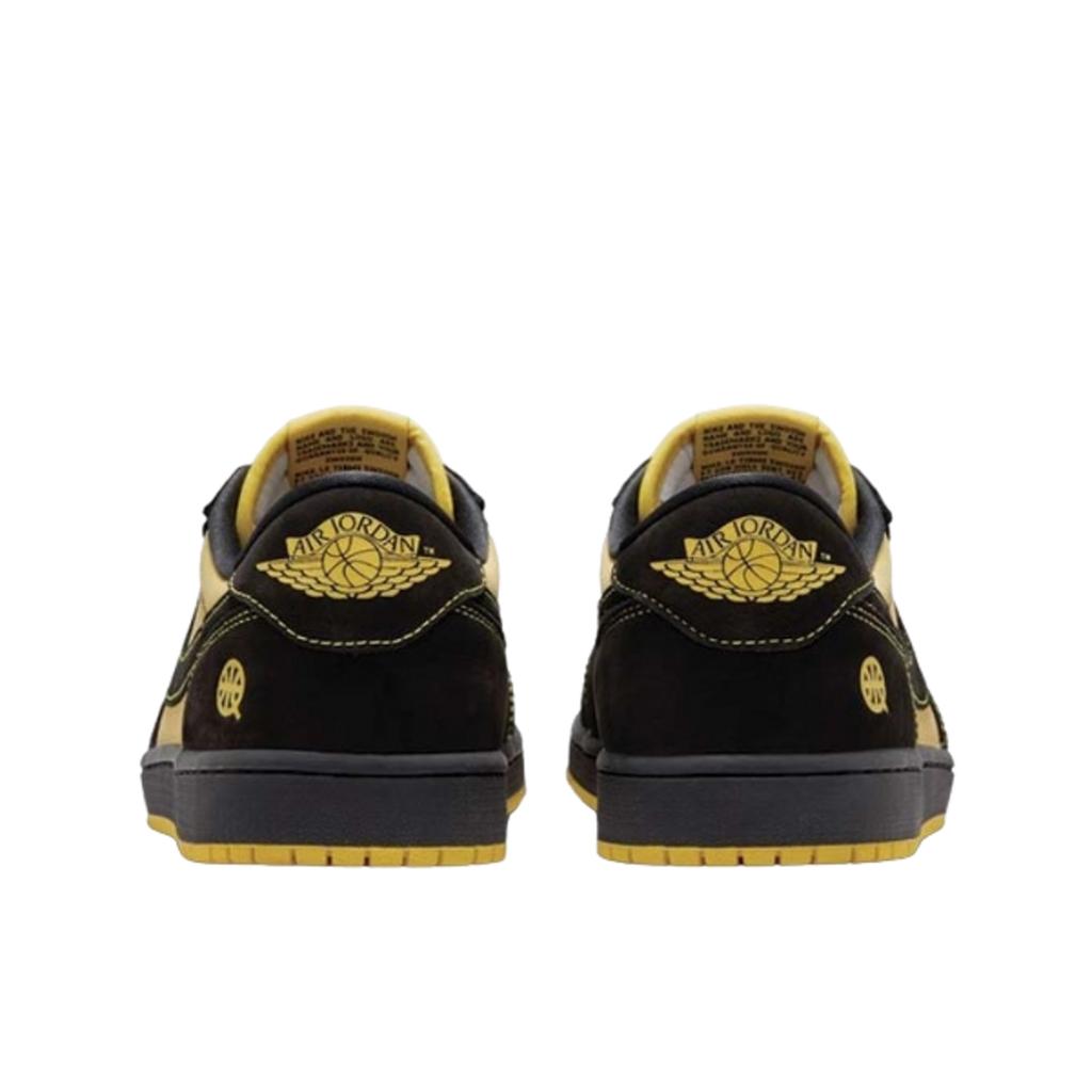 Air Jordan 1 Retro Low OG Quai 54 Black Tour Yellow Red