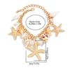 Imitation Pearl Beach Shell Waistband Adjustable Women's Necklace Shell Starfish Waist Chain  Women