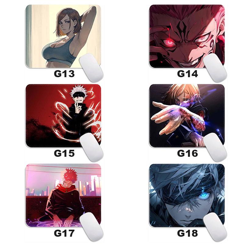 Anime Satoru Gojo Standard-Mauspad Jujutsu Kaisen Mausmatte Kleine Gaming-Mausmatte Reise-Mausmatte Rutschfeste Büro-Mausmatte
