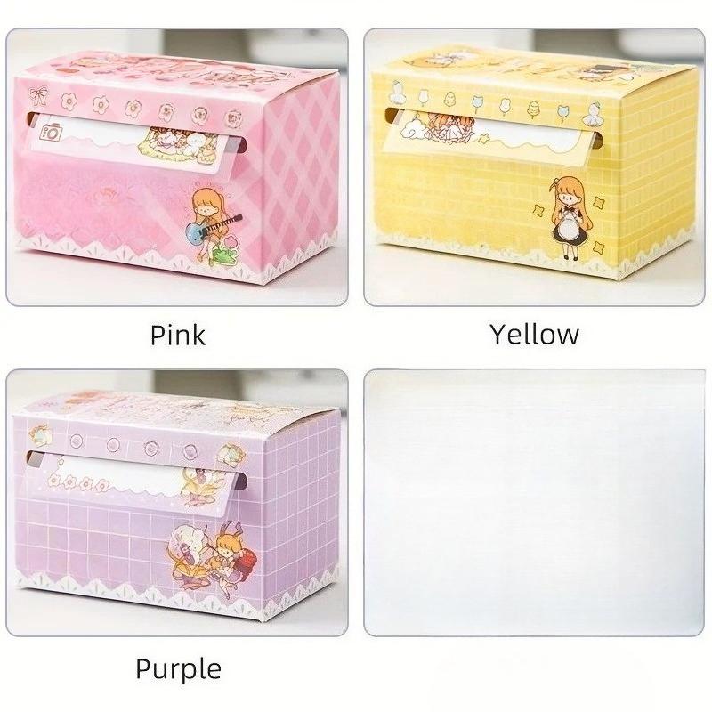 70Pcs Pull Out Convenient Sticky Notes for Students High Quality N Times Stickers Material Paper for Memo Marking Memo Pad
