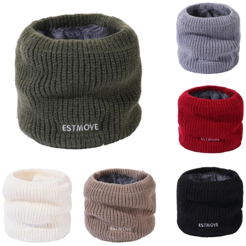 Fashion Windproof Winter Scarf Keep Warm Thick Cycling Face Mask Coldproof Knitted Mask Men Women
