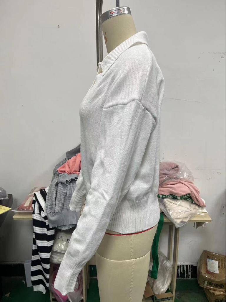 2024 Women's Trendy Solid Color Versatile Loose Casual Sweater