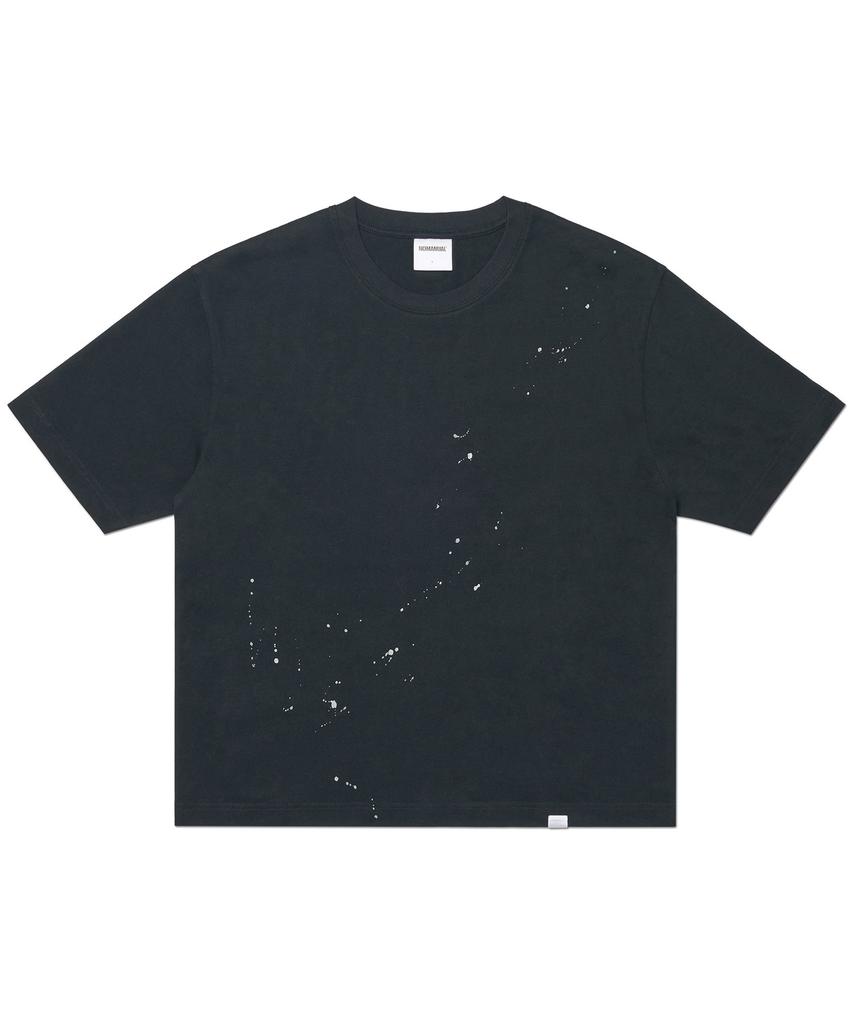 Nomaenyueol Nm Painted Crop T-Shirt - Black
