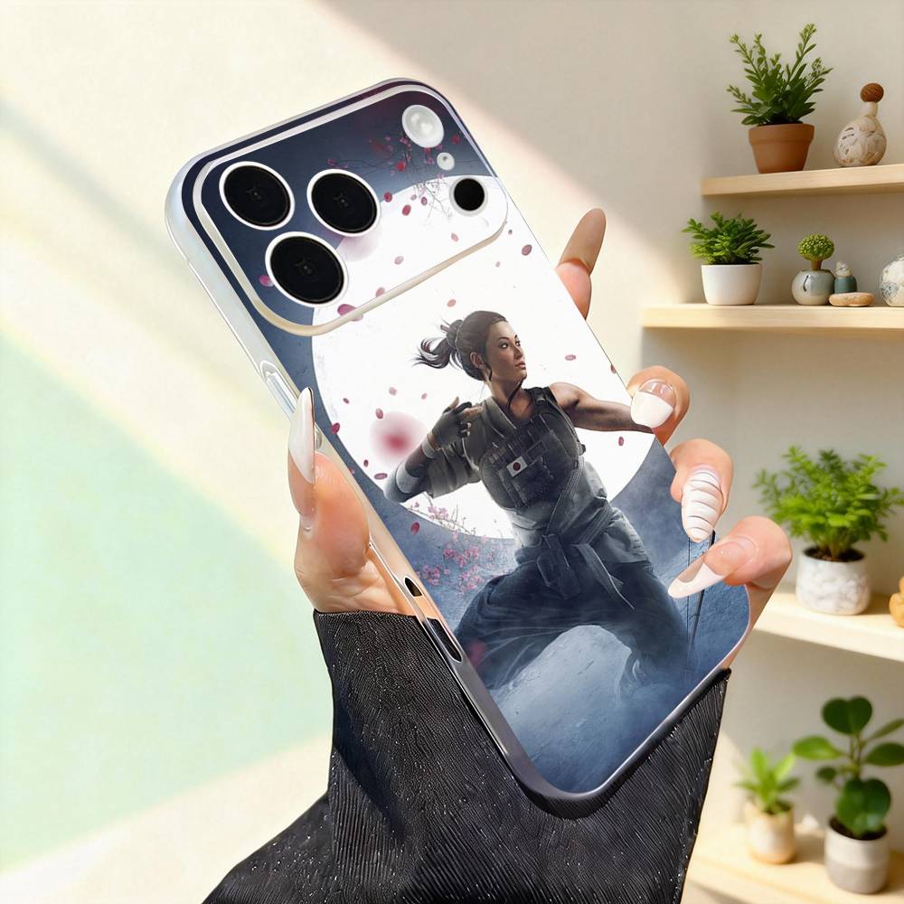 

R-Rainbow S-Six S-Siege Cool For iPhone 11,12,13,14,15,16,17,Pro,Max,Plus,Mini,SE4,E Phone Case Magnetic For Magsafe Wireless iPhone17pro