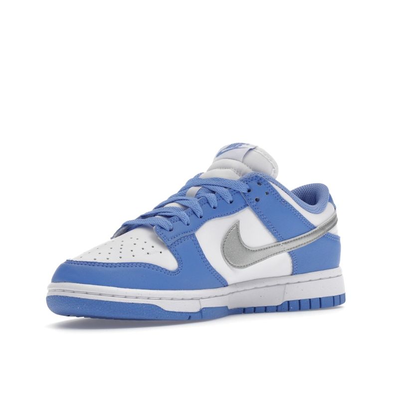 Nike Baskets Dunk Low Next Nature Royal Pulse pour femme, bleu, blanc métallisé et argent DD1873-402