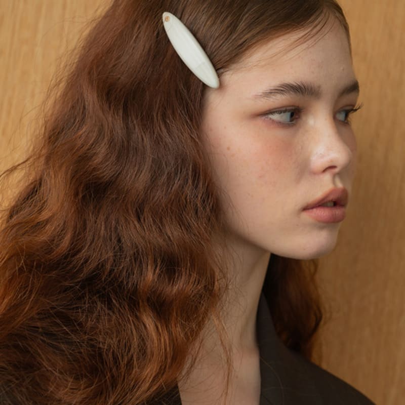 Ssecondo Long Oval Side Hairpin, Clara_2 Colors