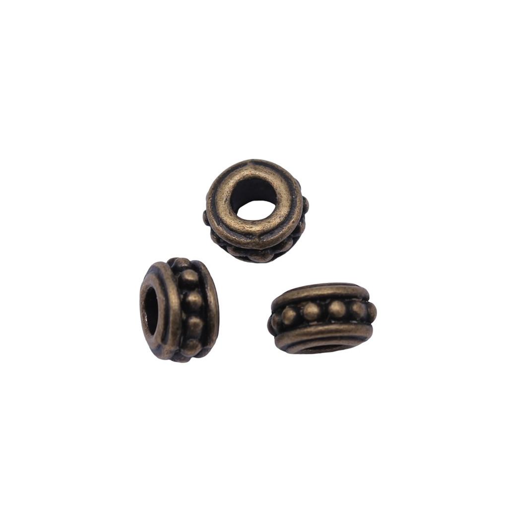 Large Hole Dot Spacer Beads Multi Color Charms For Bohemian Jewelry Findings