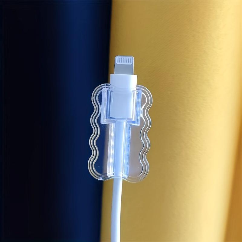 1pc Clear TPU Charging Cable Protector for Apple & Android Flexible, Durable Sleeve To Prevent Breakage & Disconnection Cable Protectors for Chargers
