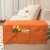 Sofa Handrail Cover Cloth Widened Imitation Linen Dust Towel Cover Pad Universal for Summer Non-Slip Towel