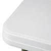 Folding Square Table - Bolero - White - 2 People - Metal - High-density Polyethylene