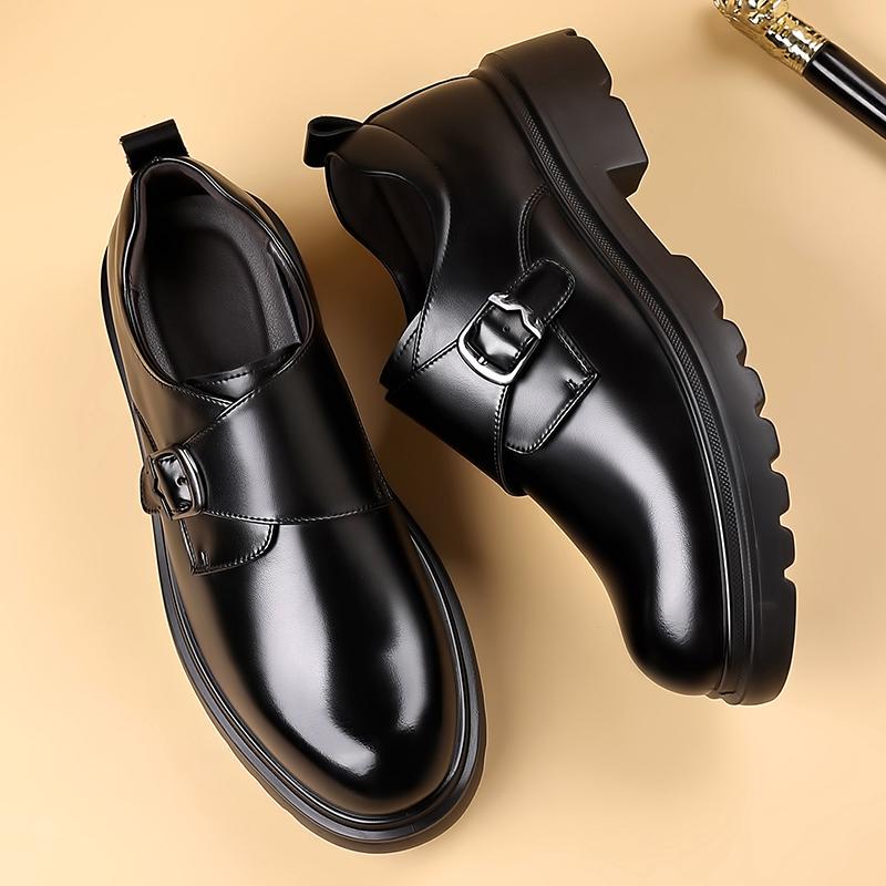 Unisex Leather Shoes Dress Shoes Smart Casual Walking Office Commuting and Travel Everyday Formal Style Daily Footwear Sizes 38-44