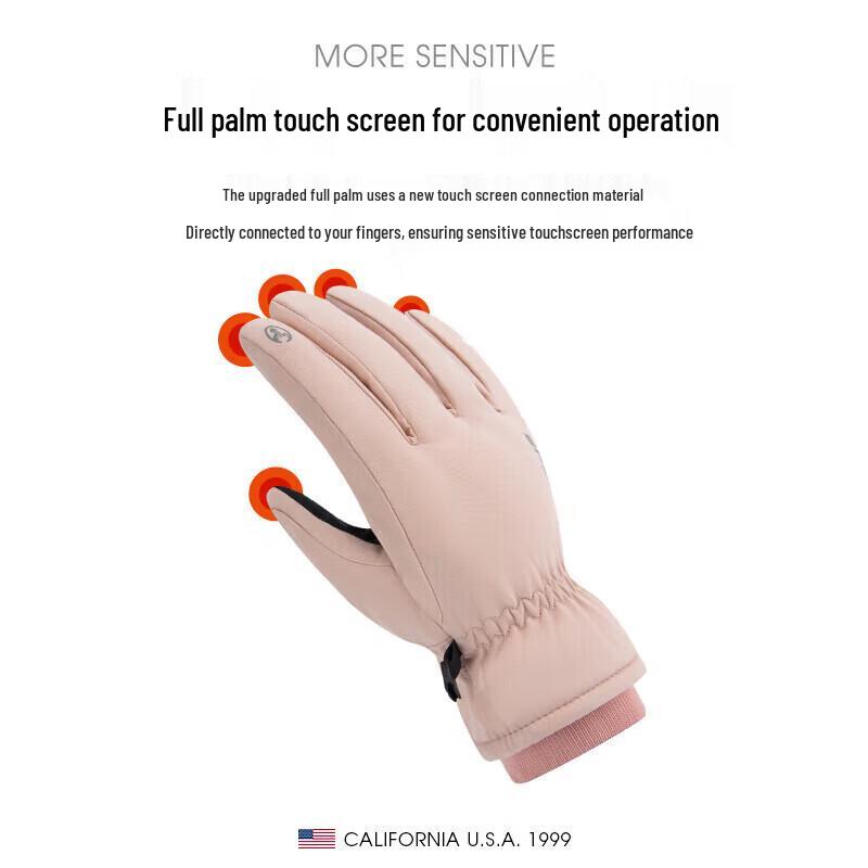 TFO B2402318 3M Thinsulate Winter Ski & Hiking Gloves