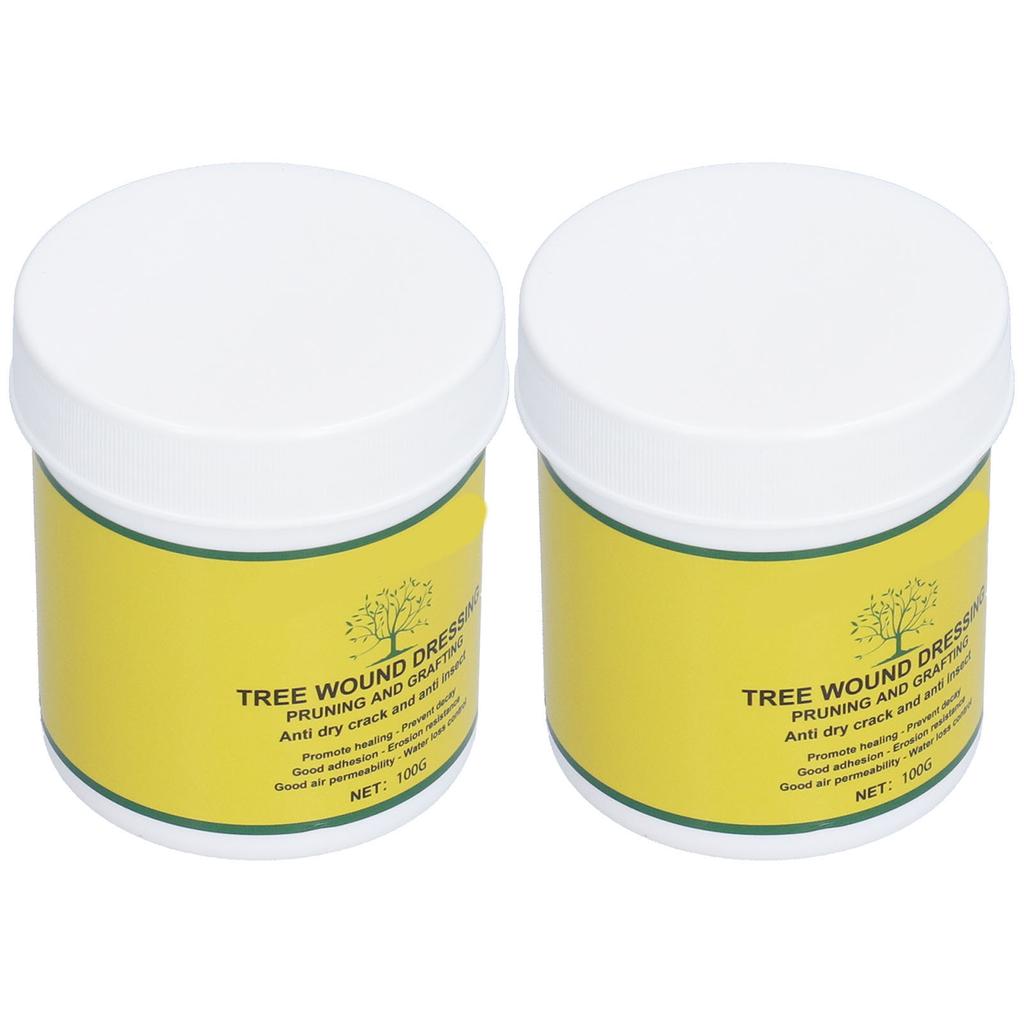 2 Conjuntos 100g Selante de Poda de Feridas de Árvore Selante de Cura de Plantas Selante de Reparo de Feridas Curativo para Feridas de Árvore