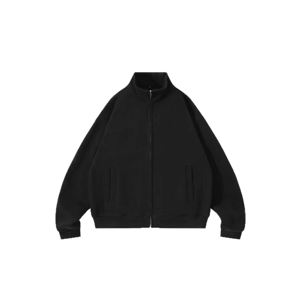 Men's Trendy Autumn/Winter Hoodie Cardigan: Loose Casual Stand Collar Zipper Jacket