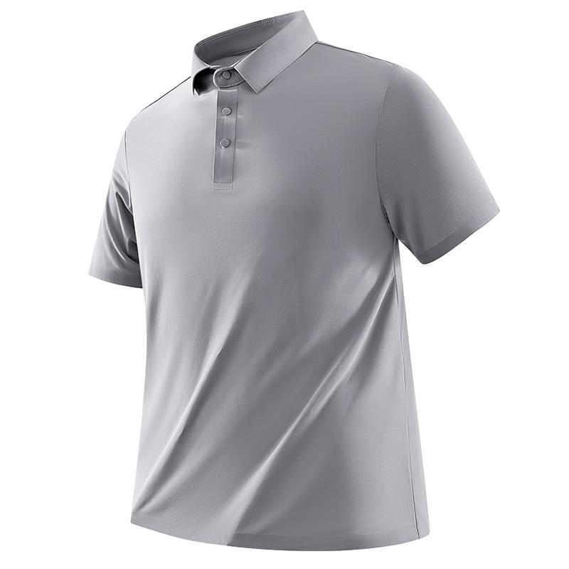 Ice Silk Quick-drying Casual Sports Short-sleeved POLO Shirt Lapel
