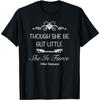 Obwohl sie klein ist, ist sie wild Shakespeare T-Shirt TRU Herren Damen Tanktop Sweatshirt Hoodie Langarm 383 Schwarz