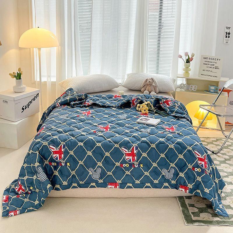 Blanket Summer Soft Polyester Thin Comforter Quilts Office Travel Kids Blankets Bed Blanket 200x230cm Home Decor