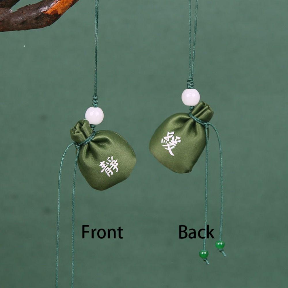 for Filled Fragrant Herbs Chinese Style Sachet Printing Tassel Small Pouch  Ladies
