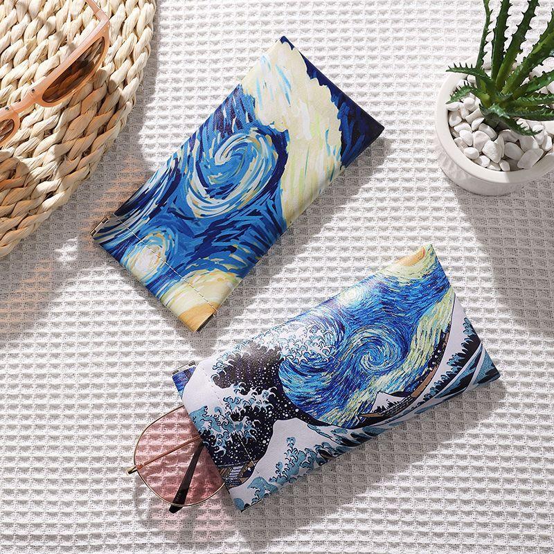 Fashion Pu Leather Sunglasses Bags Portable Soft Coins Lipsticks Storage Case Pouch High-Grade Waterproof Eyewear Mini Bag
