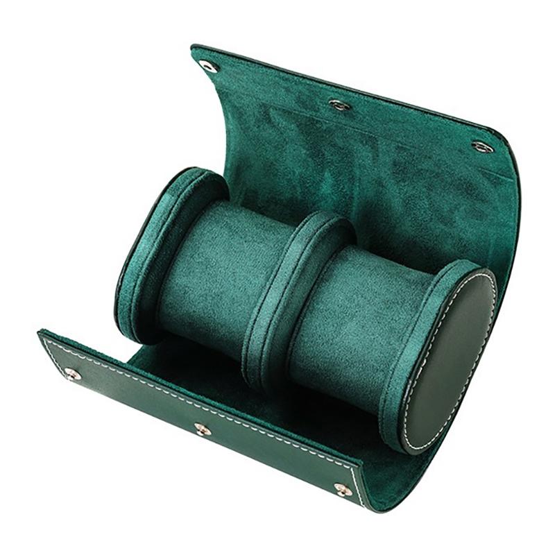 Watch Box 1/2/3 Slots Travel Watches Storage Case Organizer Jewelry Display Case Watch Roll Waterproof Pu Leather Organizer