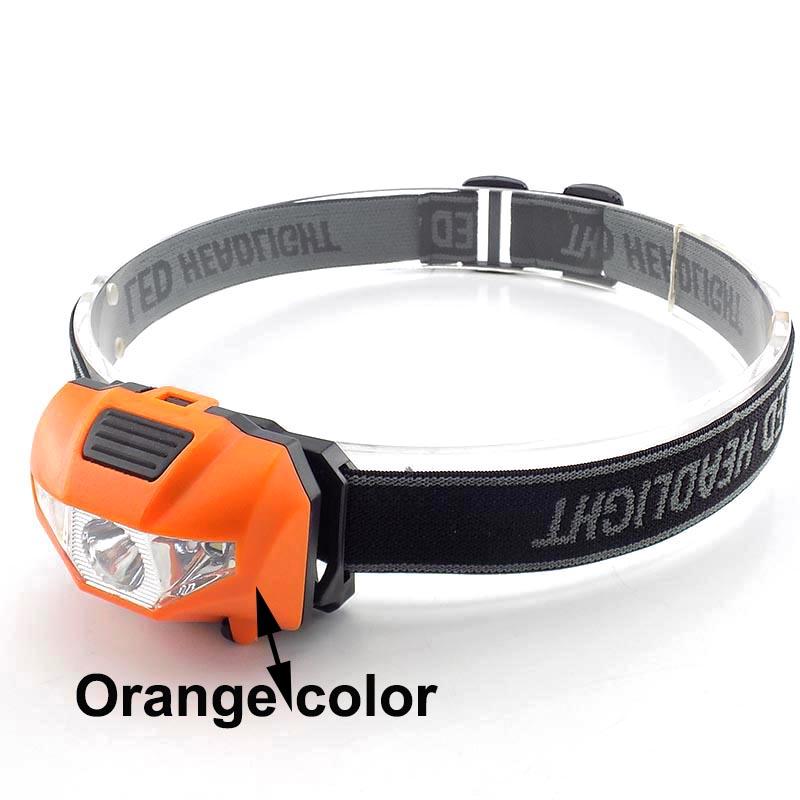 5pcs Mini Headlight Portable LED Headlamp Waterproof Head Front Light 3Modes Lighting Outdoor Camping Hiking Head Flashlight