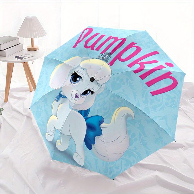 

1pc Pumpkin Palace Pets A Puppy Fit for Cinderella Automatic Opening and Closing Umbrella - Lightweight 3-Fold Design, Suitable for Fans, Tr