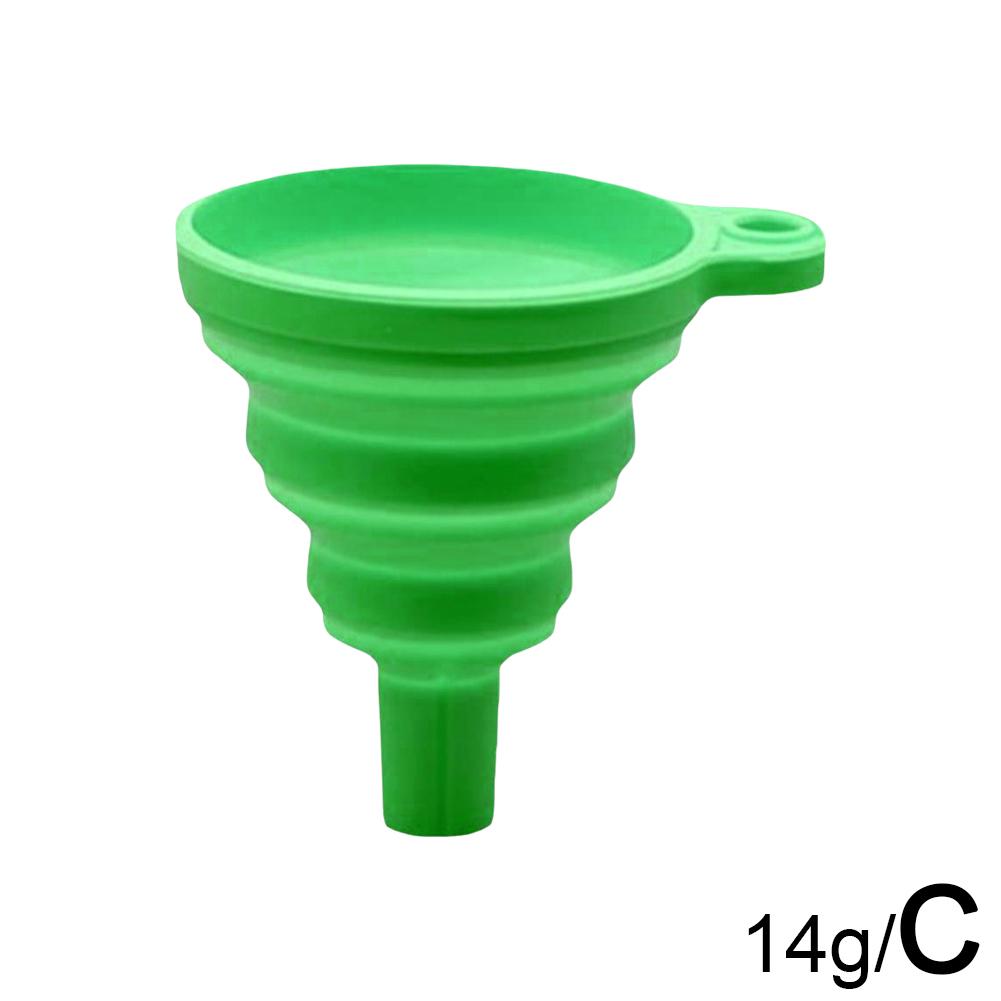 Silicone Separatory Filter Funnel Car Universal Liquid Funnel Washer Fluid Change Foldable Portable Auto Engine Oil Petrol Chang