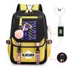 Anime Peripheral Teen Trend Backpack Multifunctional Usb Casual Student School Bag