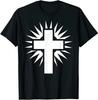 Herren- und Damen-T-Shirts NEU LIMITIERT Jesus-Kreuz Essential Premium Tolle Geschenkidee T-Shirt Größe S-3XL