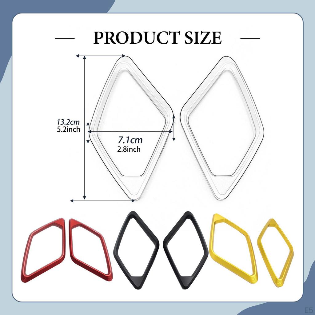 Motorcycle Turn Cover Frame Sturdy Easy To Install Parts Aluminum Alloy Replace for GTS 250