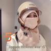 Winter Warm Electric Scooter Windproof Face Mask & Thickened Velvet Neck Gaiter Hat