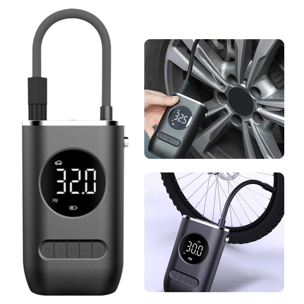 2025 Wireless Tire Inflator Portable Air Pump 150PSI & Air Compressor 6000mAh A2O1