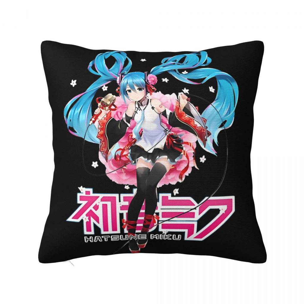 Neuer Stil Auto Hatsune Miku Dekoration Kissenbezug Füllkissenbezüge Quadratisch Mehrere Größen