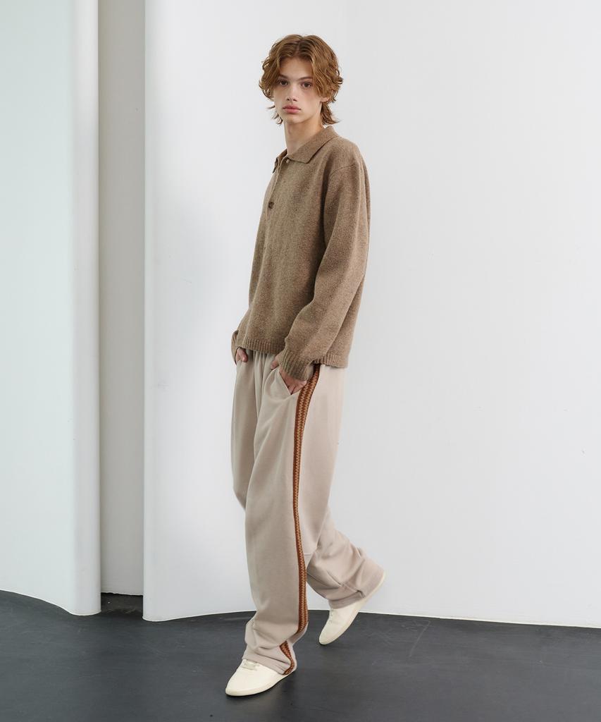 Known Track Sweat Pants (Beige)