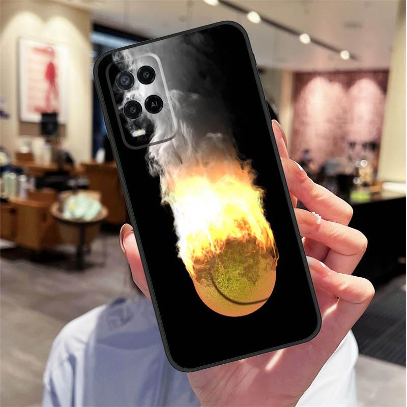 Tennisball Bewegung Hülle Für Oppo A94 A54 A40 A60 A80 A98 A78 A18 A38 A58 A16 A76 A96 A17 A77 A74 A57S A15 Abdeckung