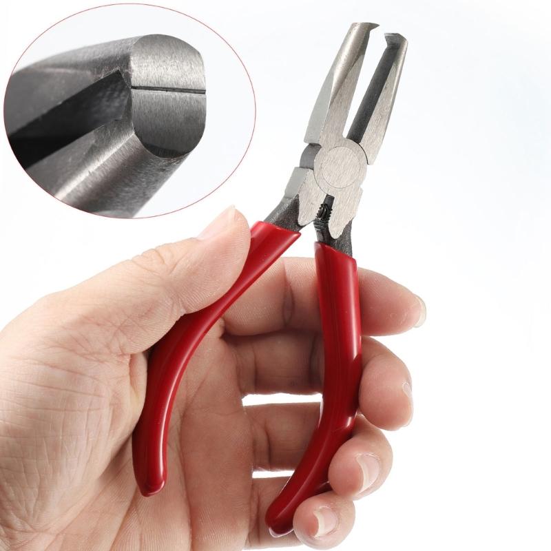Guitar Bass String Fret Puller Removal Cutting Guitar Pliers Fret Clamp Fret Flat Head Plier Fret Nipper Tool Easy Use