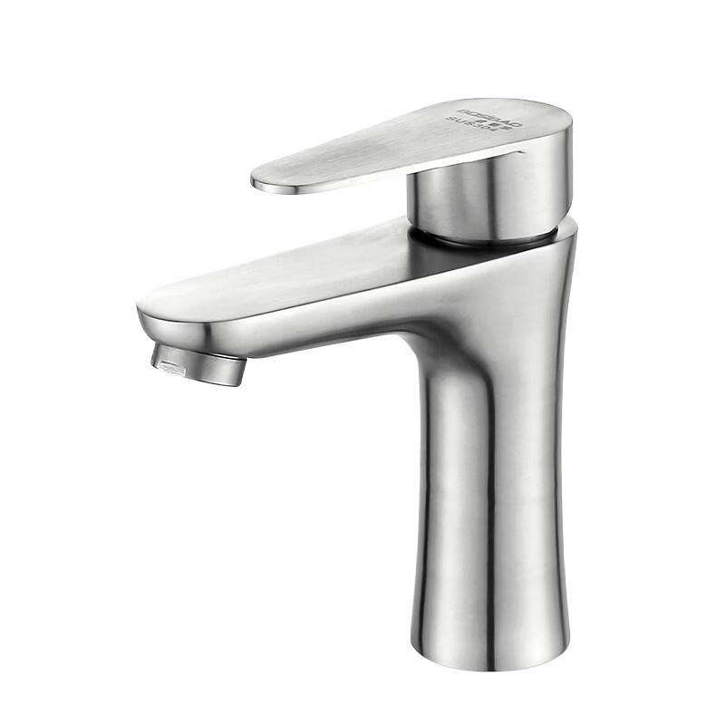 TLXT 8603 Stainless Steel Single Cold Bathroom Basin Faucet