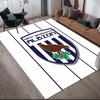 West Brom Flannel Pattern Square Carpet,Area Rug,Carpet Rug for Living Room Bedroom Sofa Playroom Decor,Non-slip Floor Mat