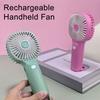 Mini Handheld Fans Portable USB Rechargeable Personal Fan for Women Girls 3-Speed Wind Mini Cooling Fan for Travel Camping Home Office