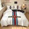 Martini Pattern Bedding Quilt Set Quilt Cover Pillowcase Home Birthday Gift(1 * duvet cover + 2 * pillowcase, without core)