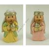 Q1FD Baby Jesuses Holy Family Statue Miniature Christmas Nativity Scene Sculpture