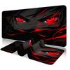 XXL Large AnimeThemed Gaming Mouse Pad for PC Laptop Black Anime Eyes Design Desk Mat NonSlip Base Computer Desk Accessory