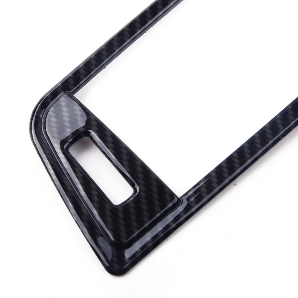 Beler Carbon Fiber ABS Car Central Air Vent Outlet Frame Cover Trim Fit For BMW 3 4 Series F30 F34 GT 2014 2015 2016 2017