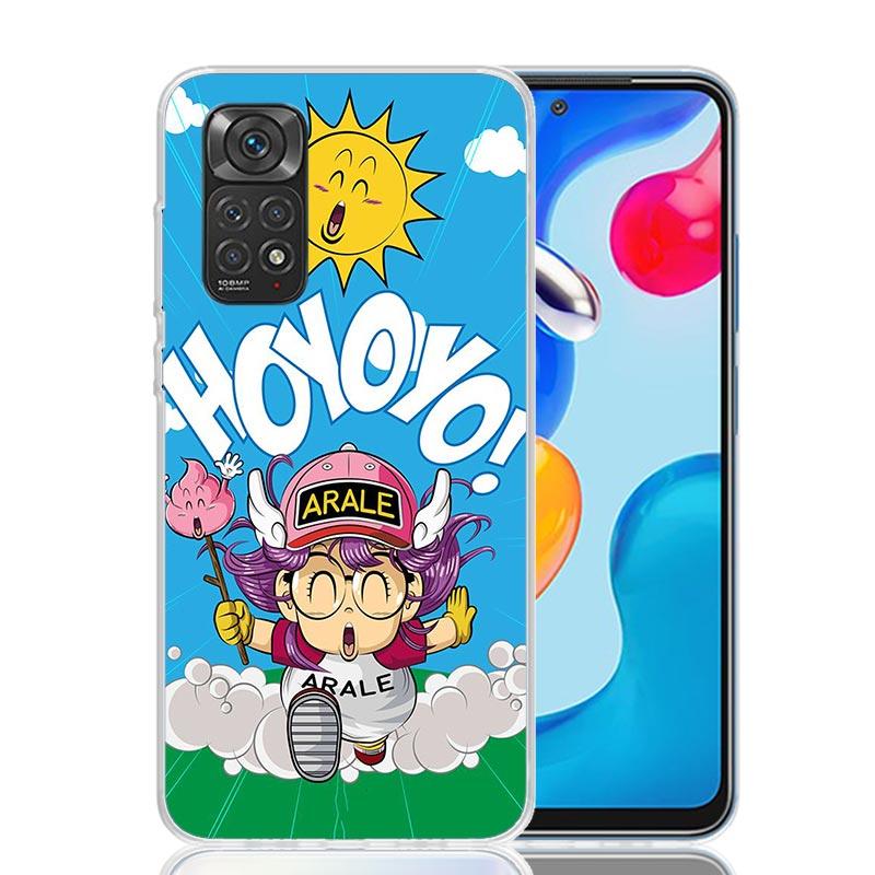 Dr Slump Arale Anime Phone Case For Xiaomi Redmi Note 15 14 13 12S 12 Pro Plus 11S 11E 11 11T 10S 10 Art Soft Pattern Cover Redm
