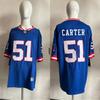 New York Giants Retro Football Jersey Short Sleeve Fan Apparel Sportswear Men