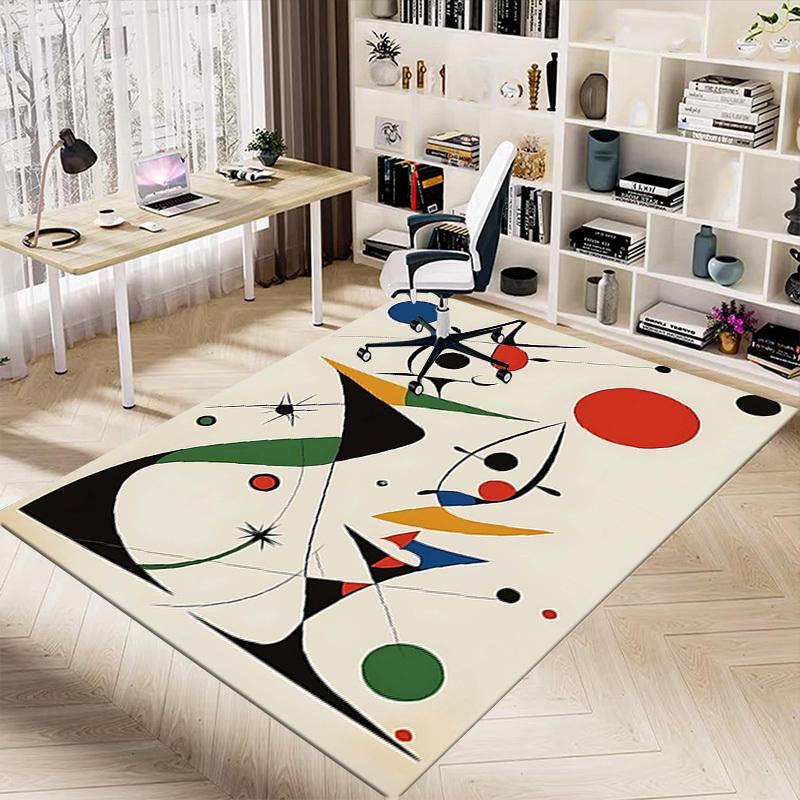 1PC Abstract Art Extra Large Non Slip Floor carpet, Office, family, bedroom, Studio Large Area Rug Indoor Rugs, , Vibrant Colors