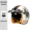 Jet Helmet Men Women Open Face Motorcycle Helmets DOT Approved Capacete De Moto ABS Material Moto Equipments ECE Certified